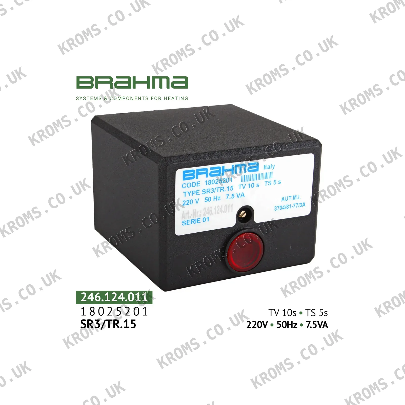 Brahma Control box SR3/TR15 18025201