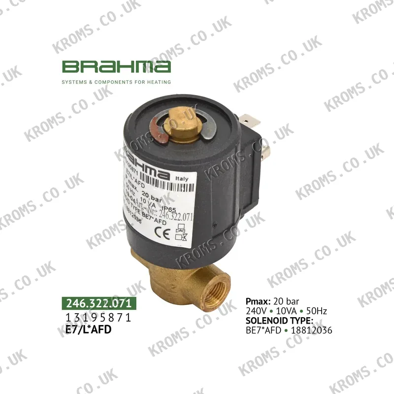 Brahma Solenoid valve E7/L*AFD 13195871