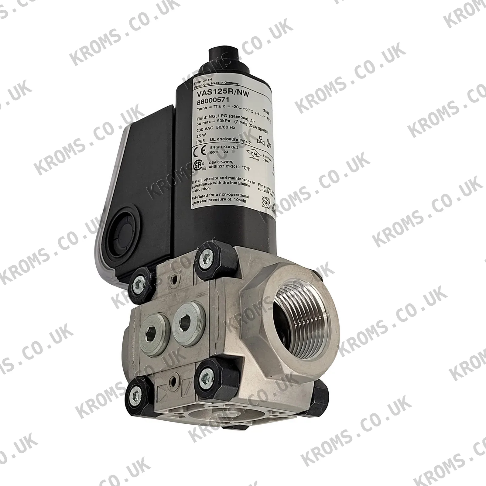 Kromschroder Gas solenoid valve VAS125R/NW 88000571