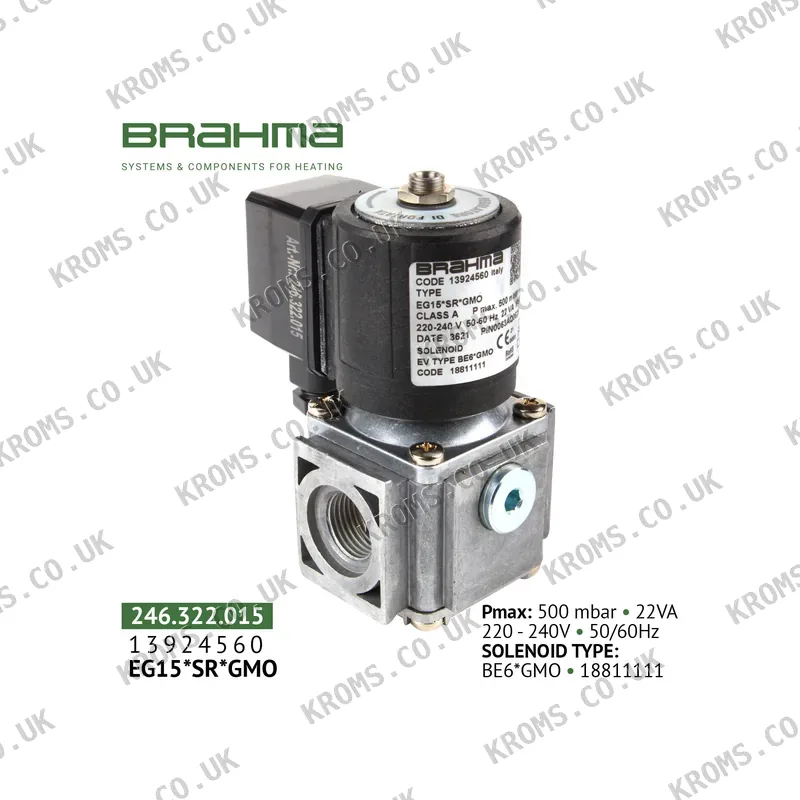 Brahma Gas valve EG15*SR*GMO 13924560