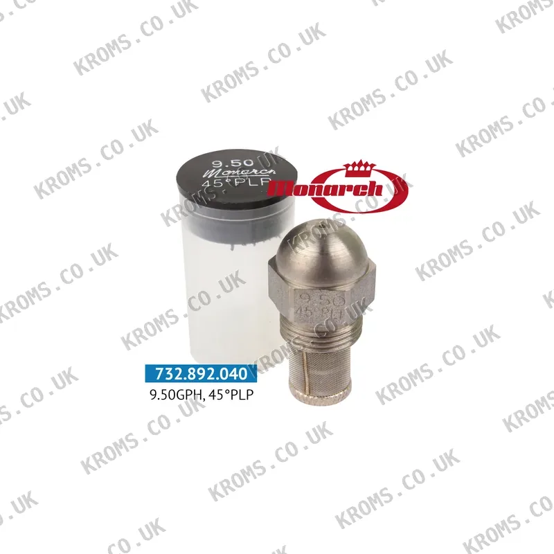 Monarch Oil burner nozzle 9.50GPH / 45PLP