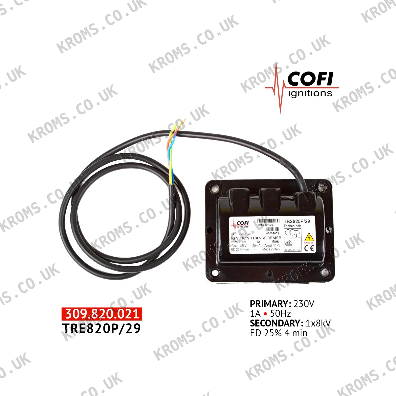 Cofi Ignition transformer TRS820P/29