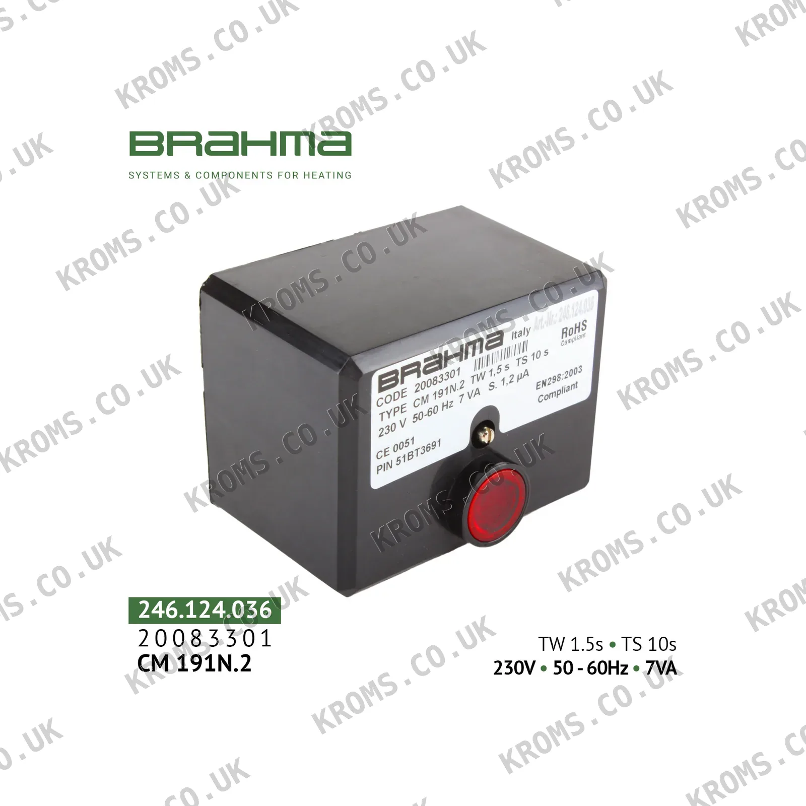 Brahma Microprocessor-based controller CM191N.2 20083301