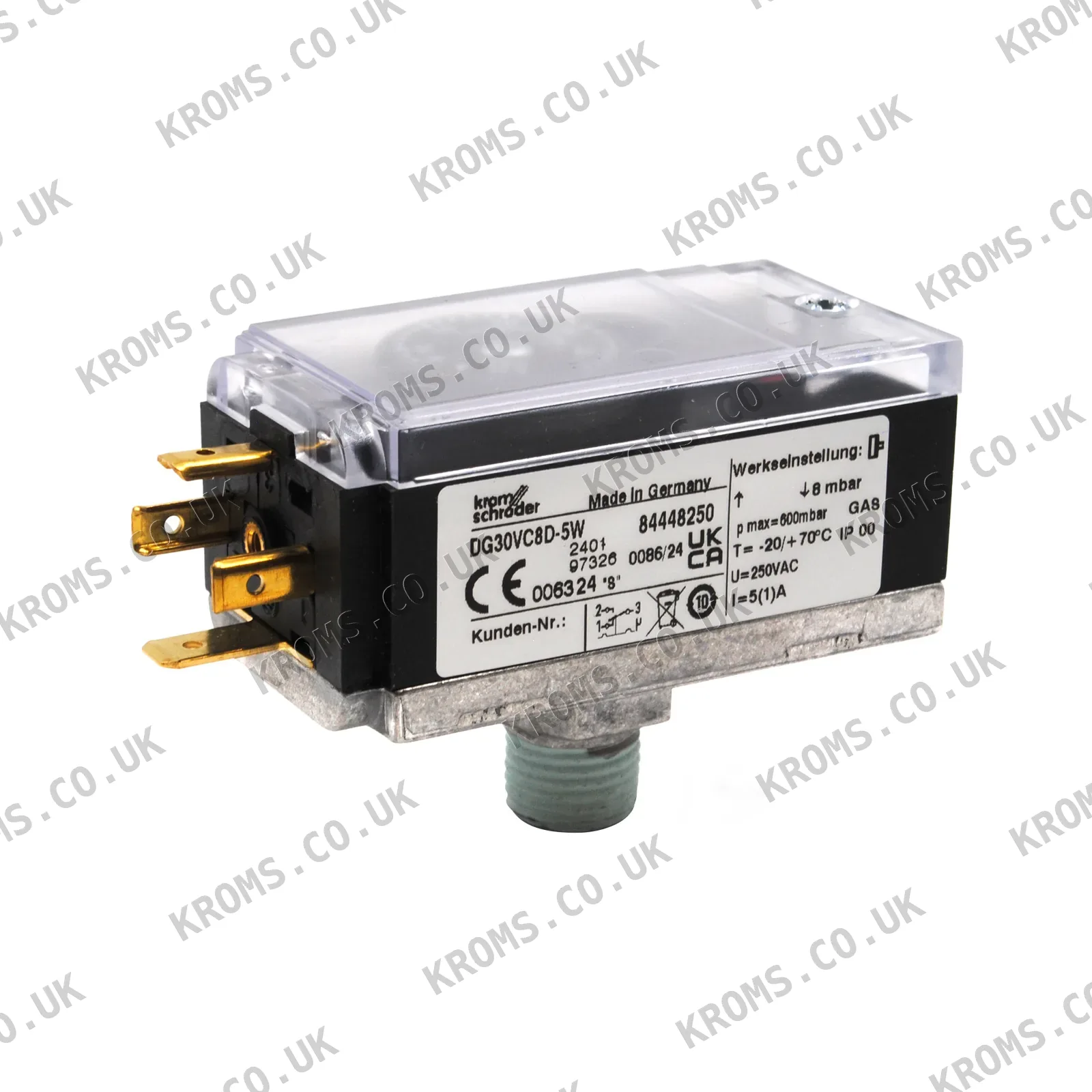 Kromschroder Gas pressure switch DG30VC8D-5W 84448250