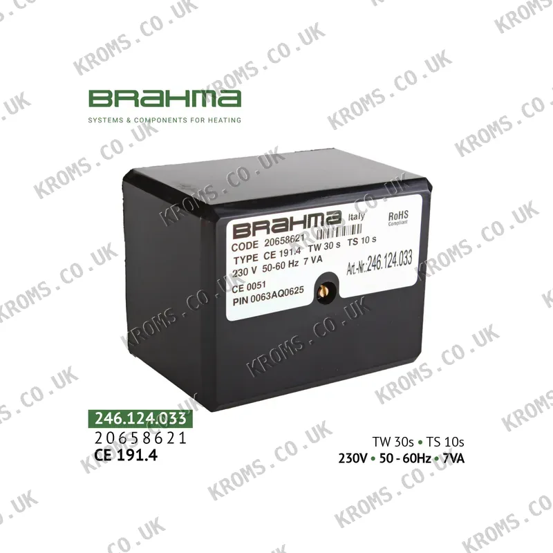 Brahma Burner control unit CE191.4 20658621