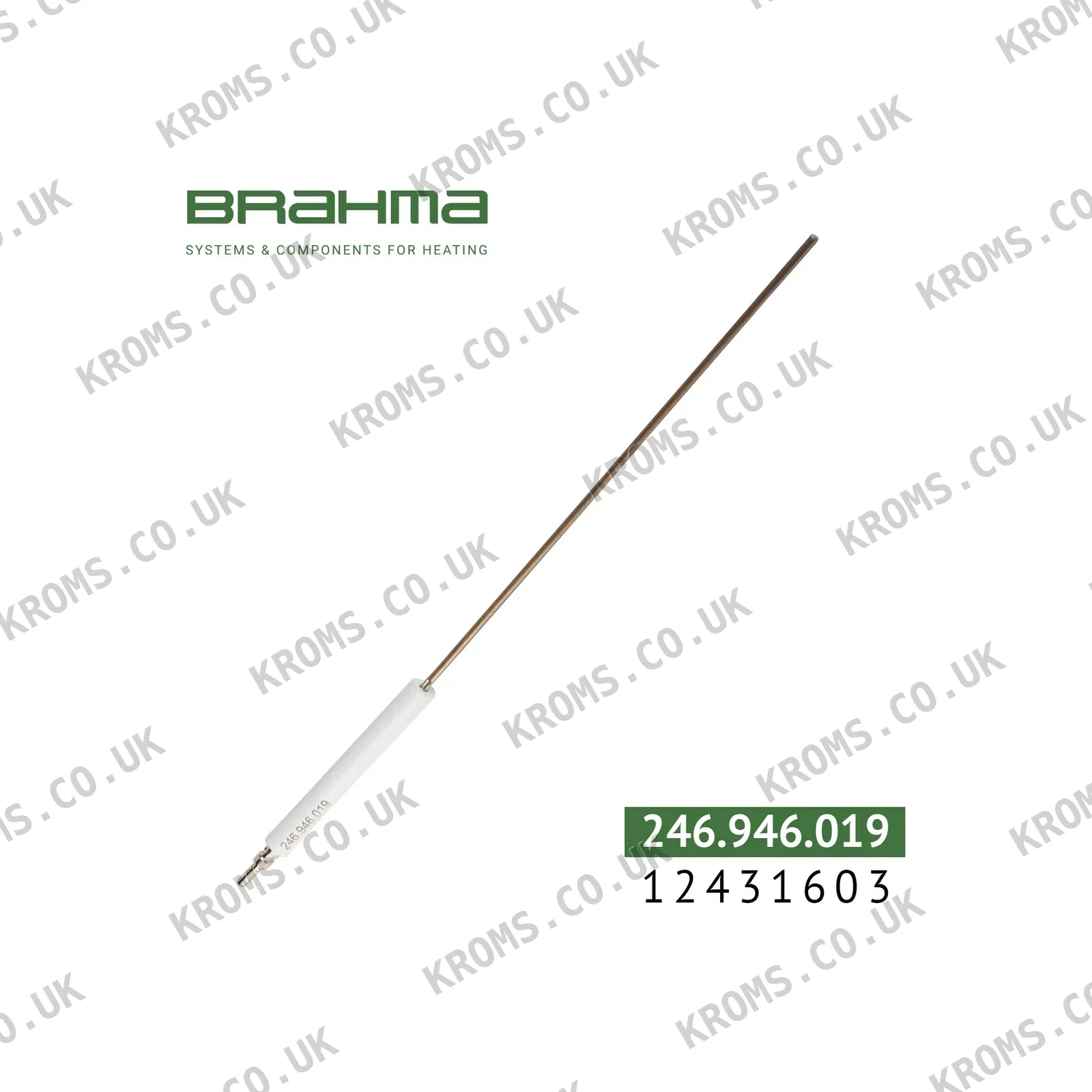 Brahma Ignition or ionisation electrode 12431603