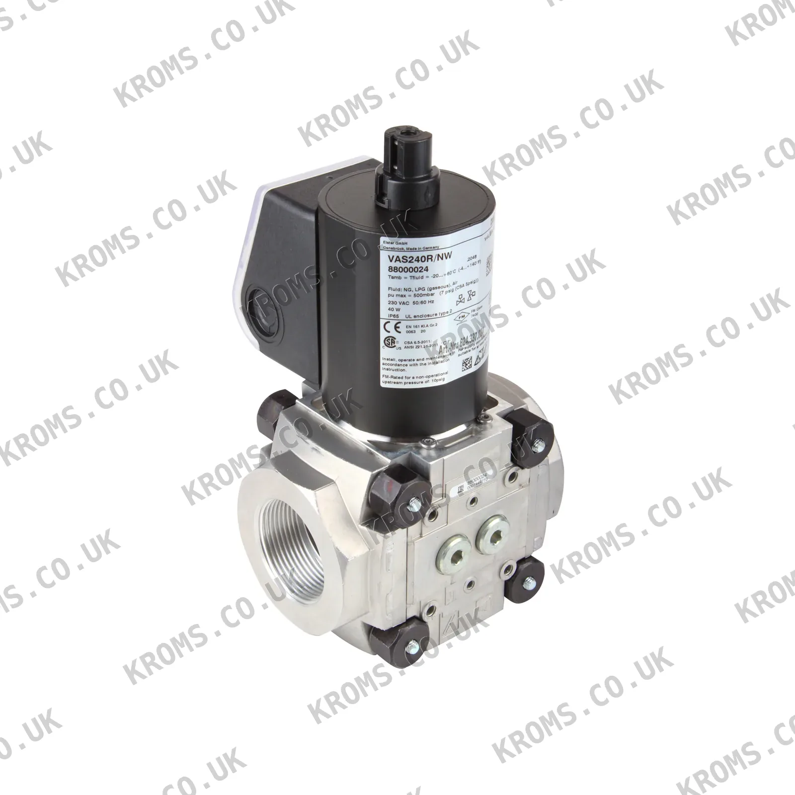 Kromschroder Gas solenoid valve VAS240R/NW 88000024