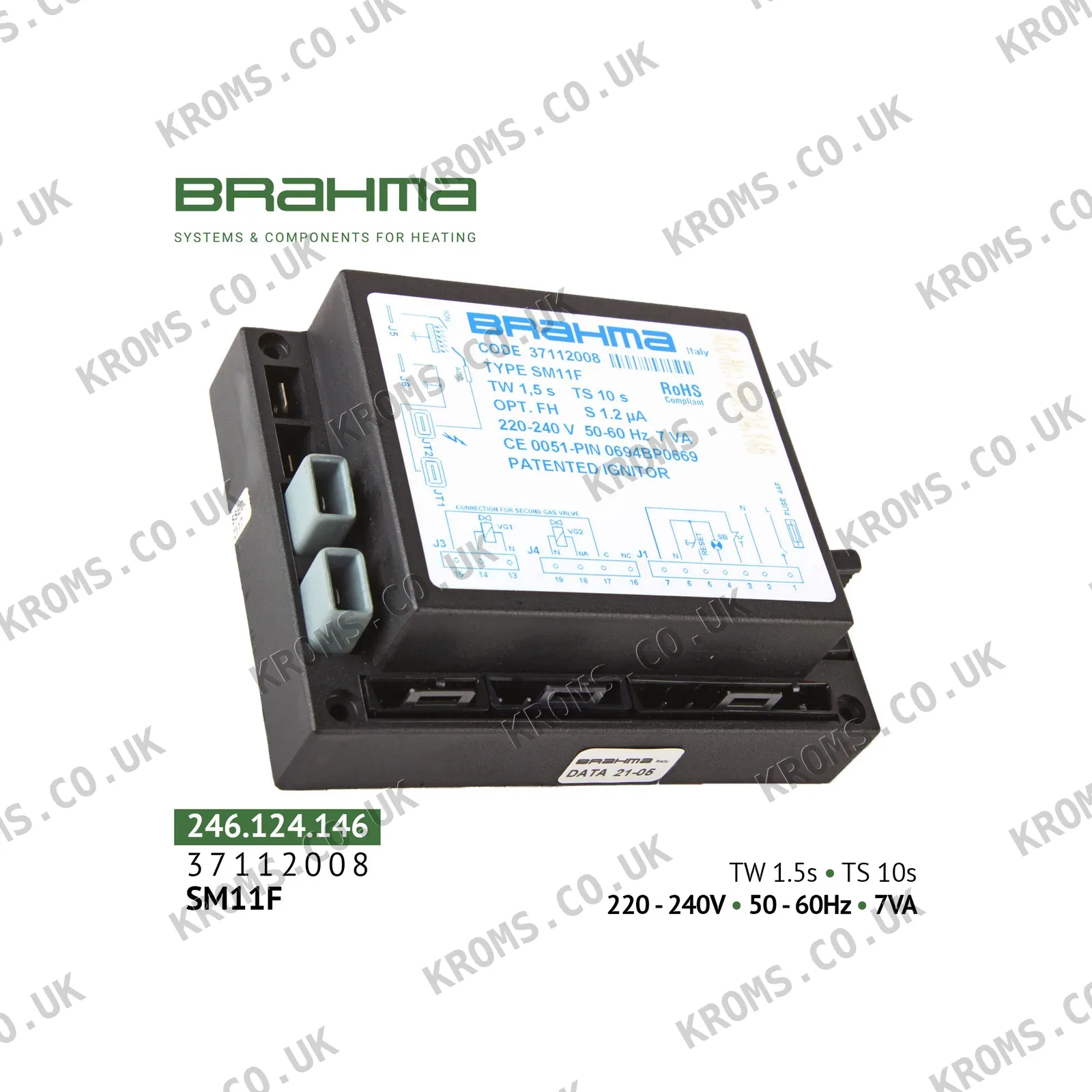 Brahma Burner control unit SM11F 37112008