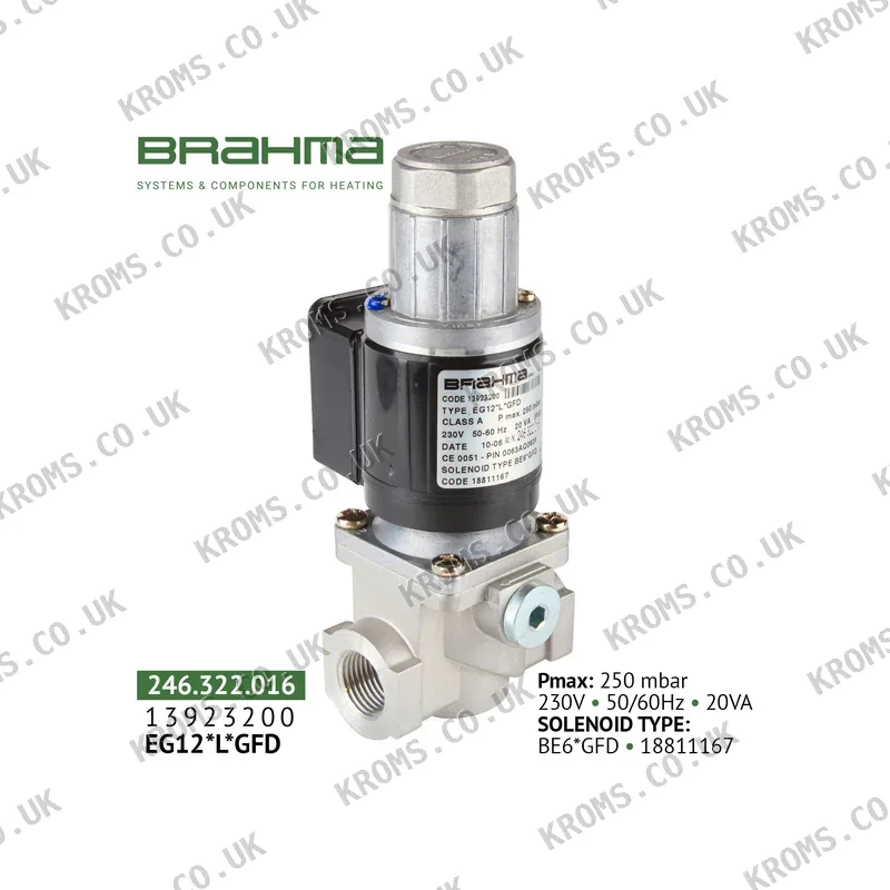 Brahma Gas valve EG12*L*GFD 13923200