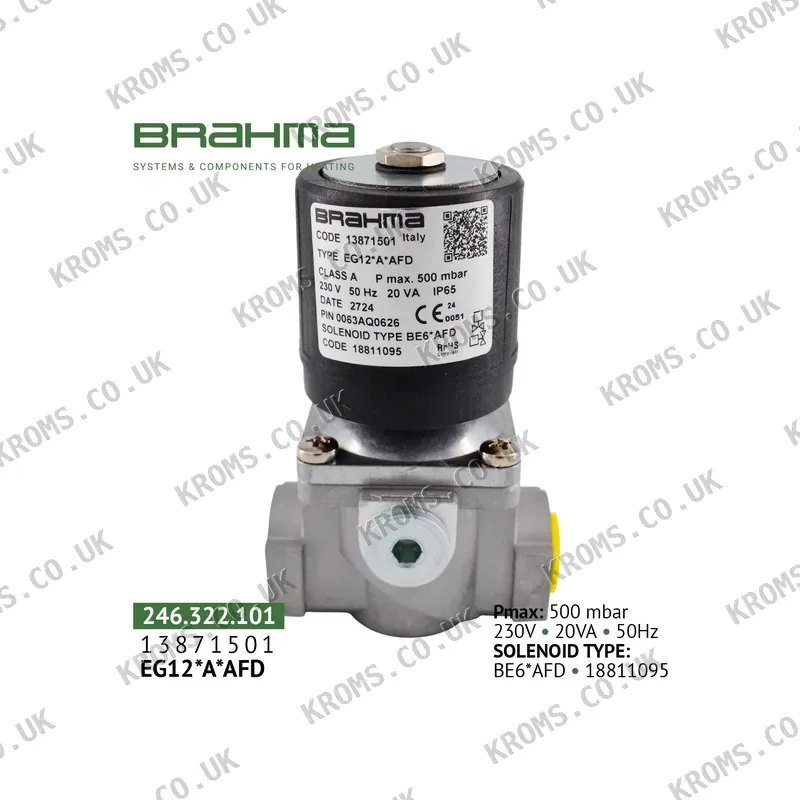 Brahma Gas valve 13871501