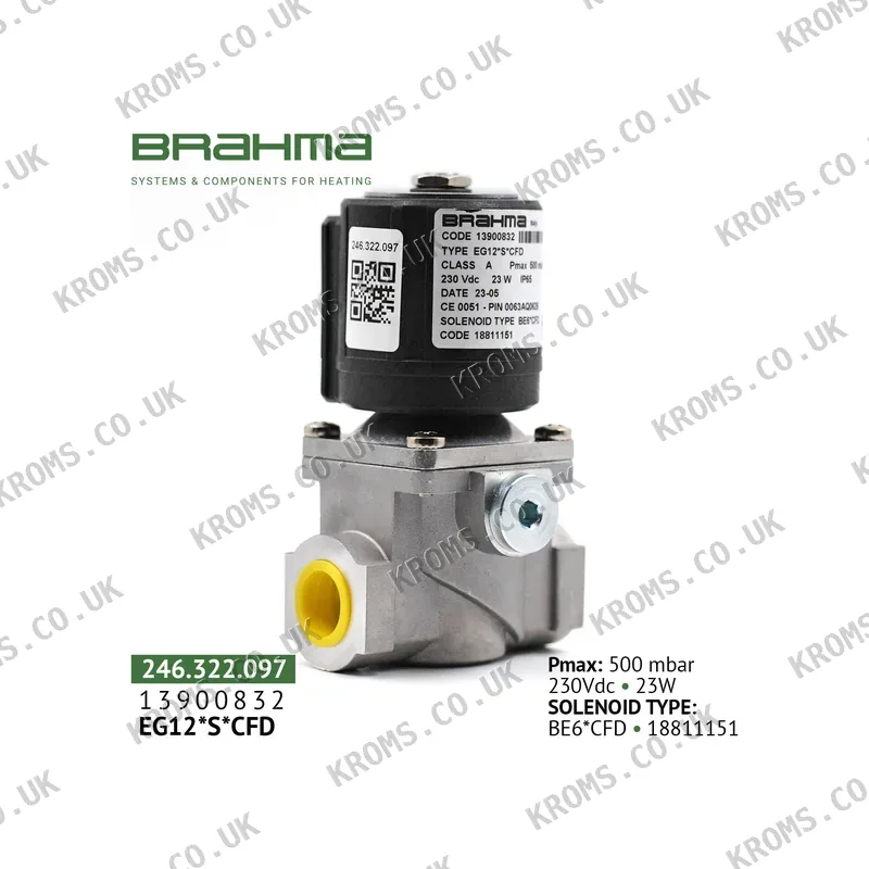 Brahma Gas solenoid valves EG12*S*CFD 13900832