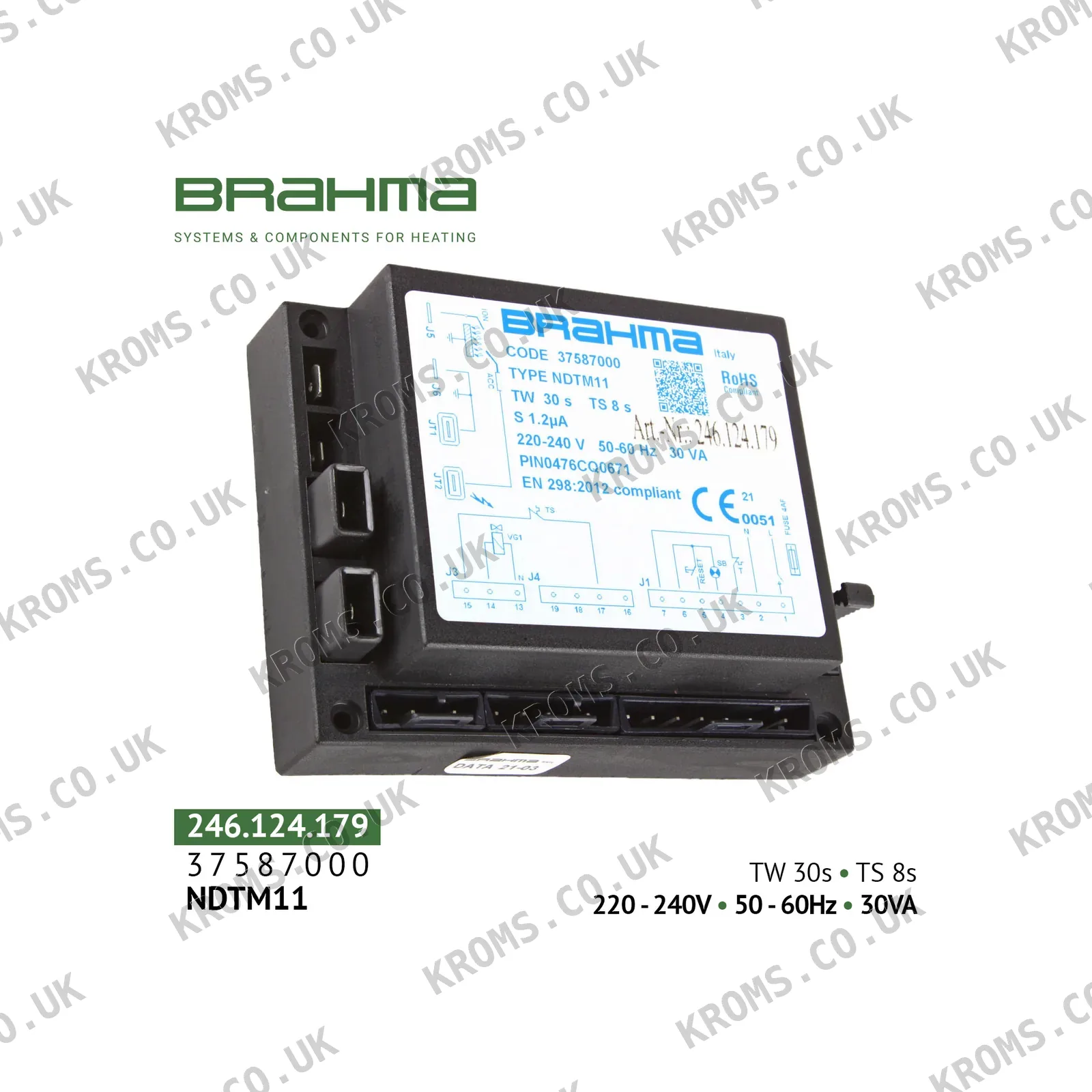 Brahma Burner Control Unit NDTM11 37587000
