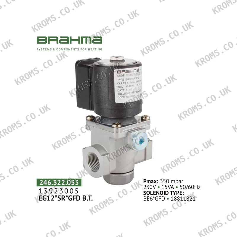 Brahma Gas valve EG12*SR*GFD 13923005