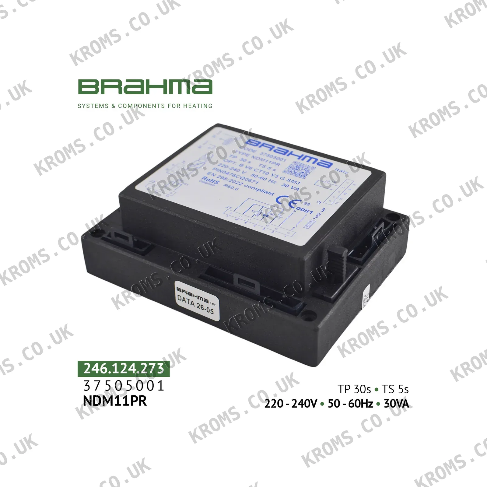 Brahma Microprocessor-based control unit NDM11PR 37505001