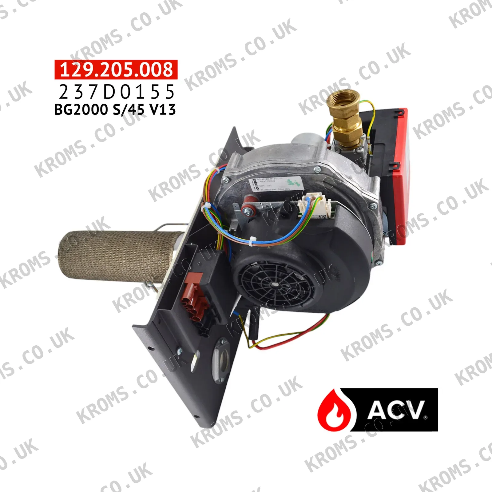 ACV Gas block burner 237D0155