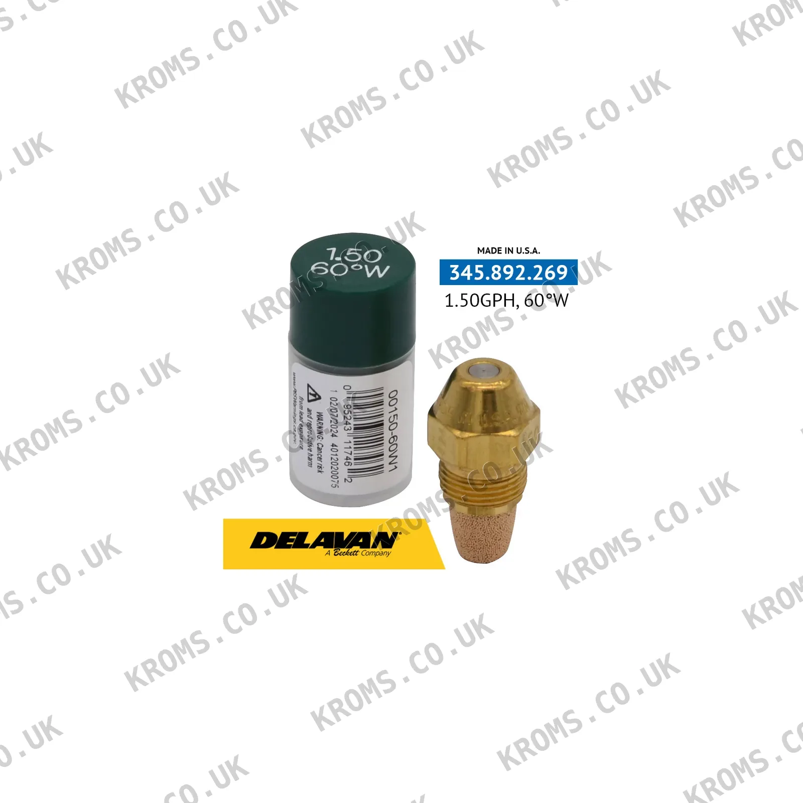 Delavan Oil nozzles 00150-60W1