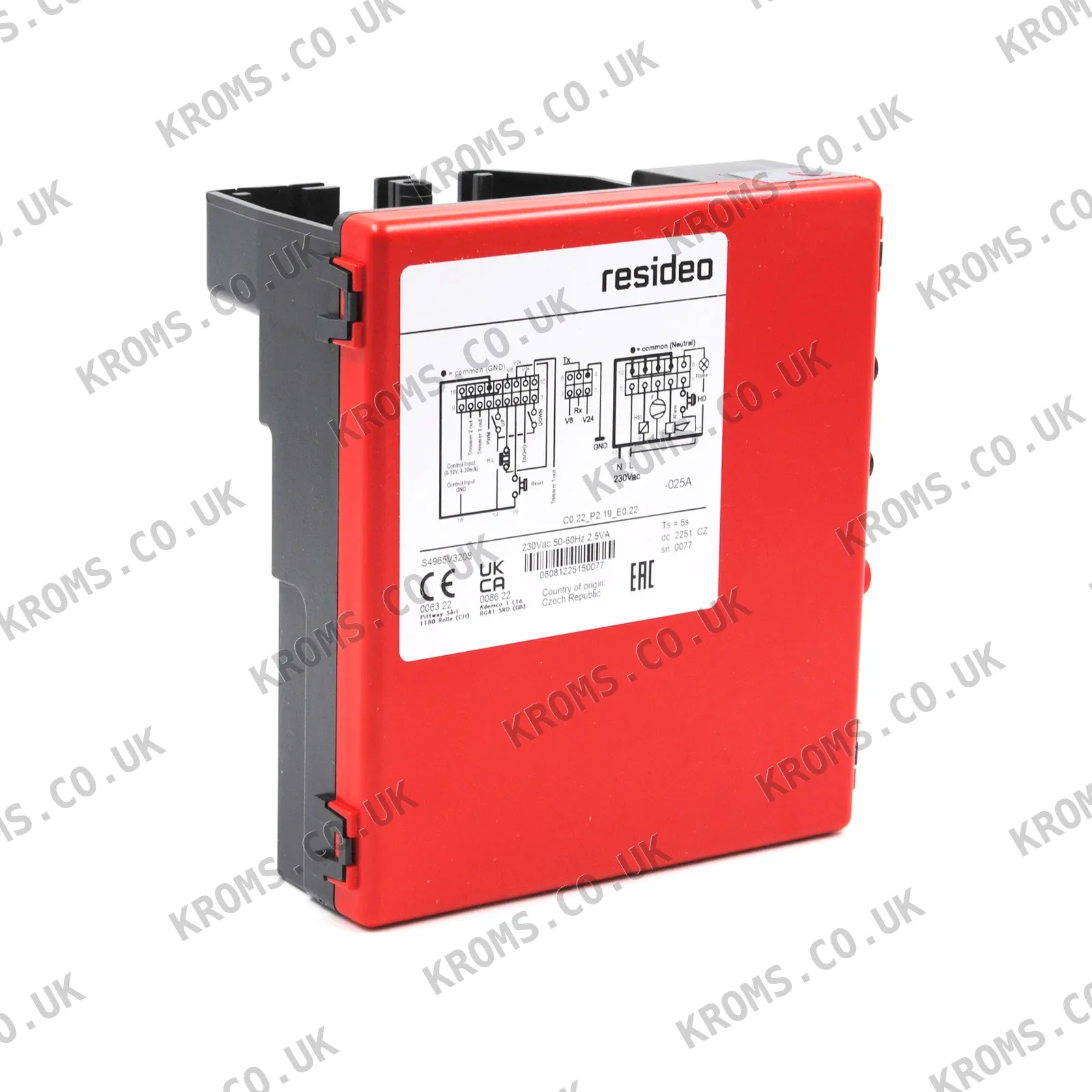 Honeywell Burner control S4965V3208U