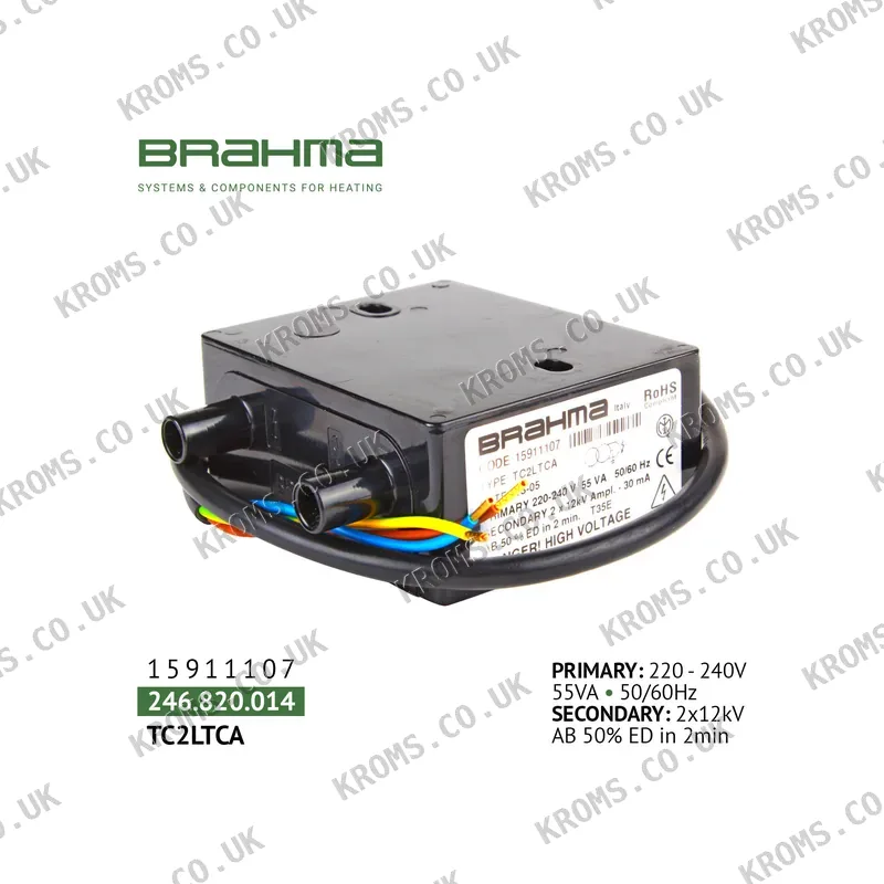 Brahma Ignition transformer TC2LTCA 15911107