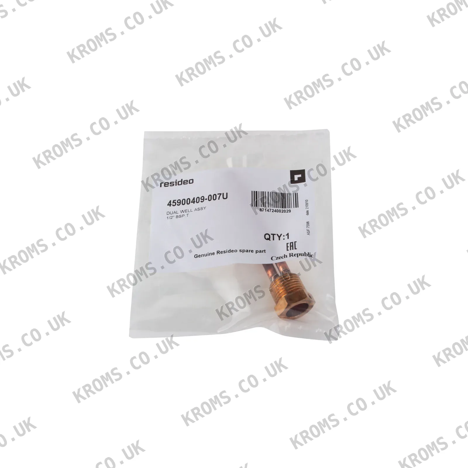 Honeywell Aquastat sleeve 45900409-007U