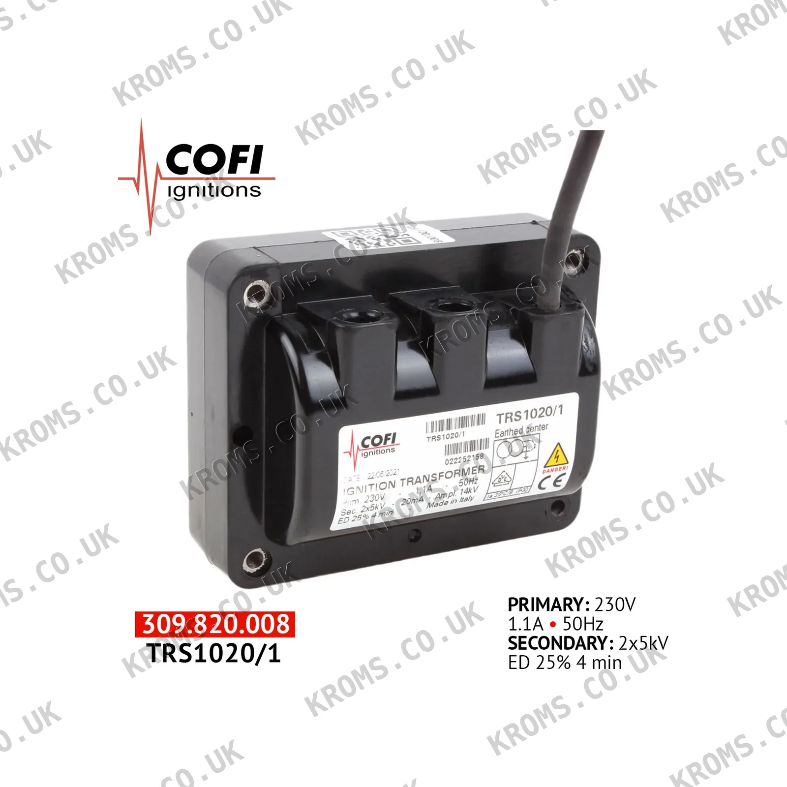 Cofi Ignition transformer TRS1020/1