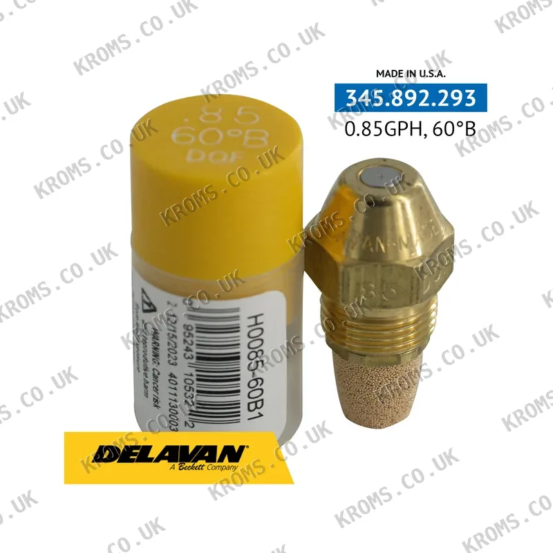 Delavan Oil burner nozzles H0085-60B1