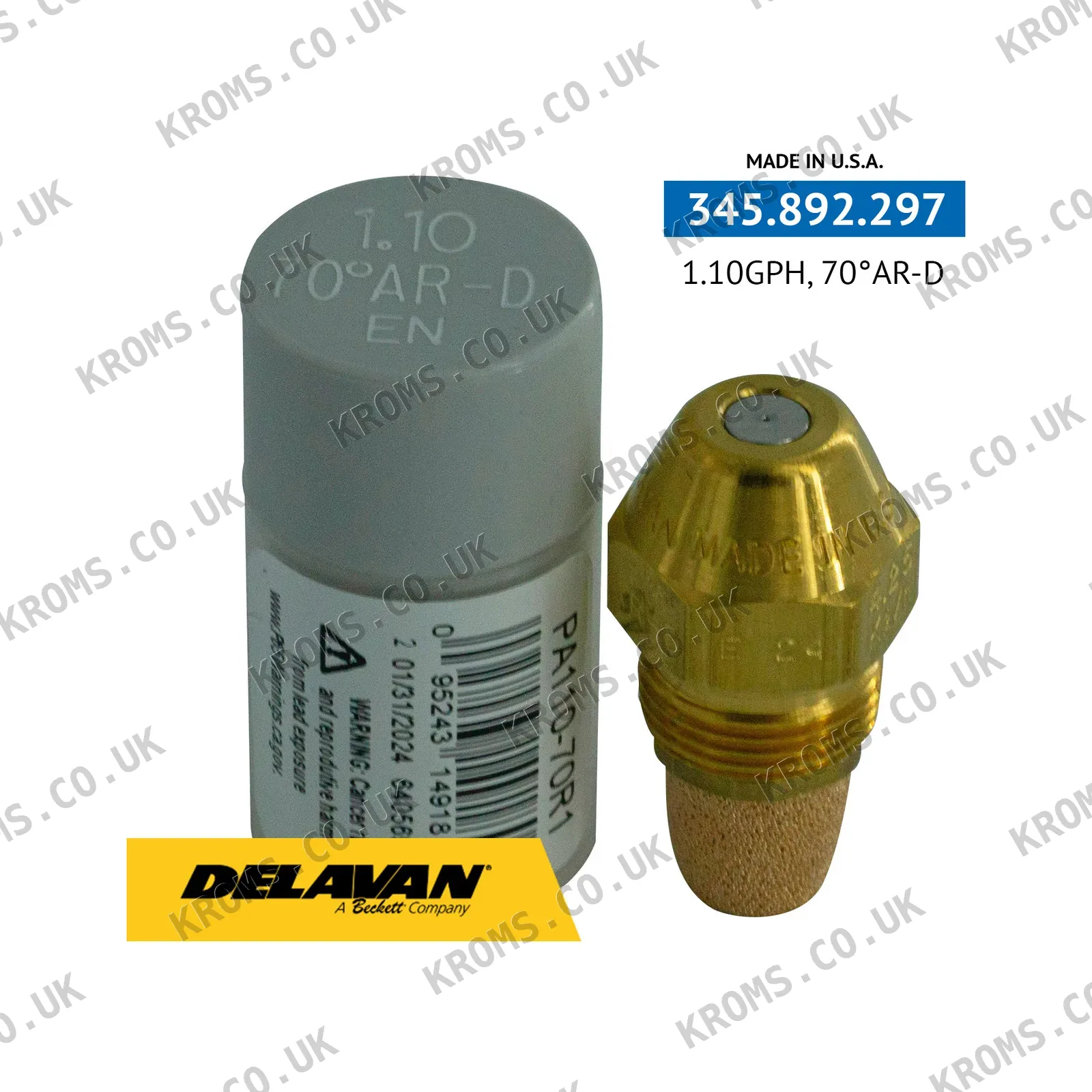 Delavan Oil burner nozzles PA110-70R1