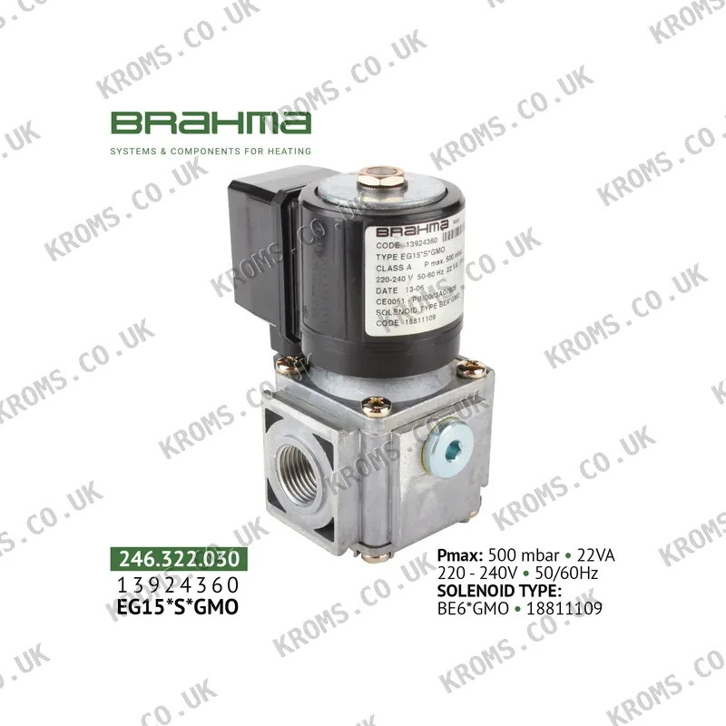 Brahma Gas valve EG15*S*GMO 13924360