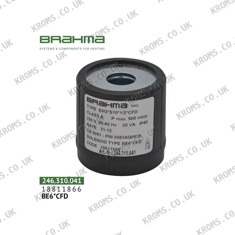 Brahma Solenoid coil BE6*CFD 18811866