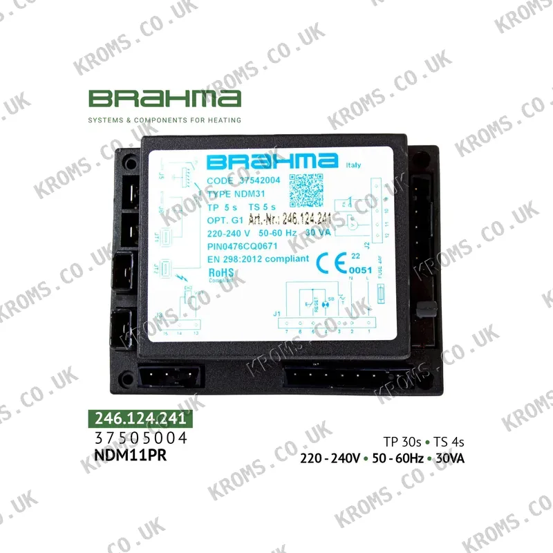 Brahma Burner control unit NDM31 37542004