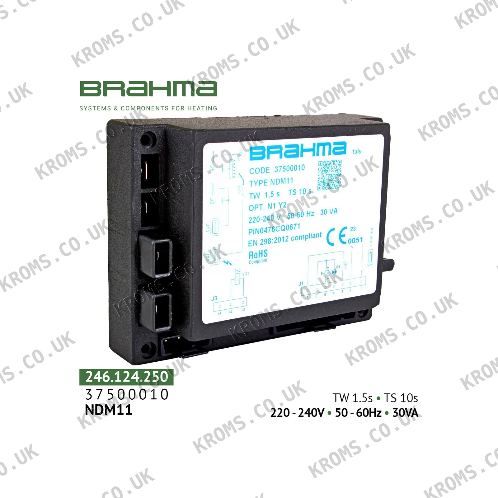 Brahma Burner control unit NDM11 37500010