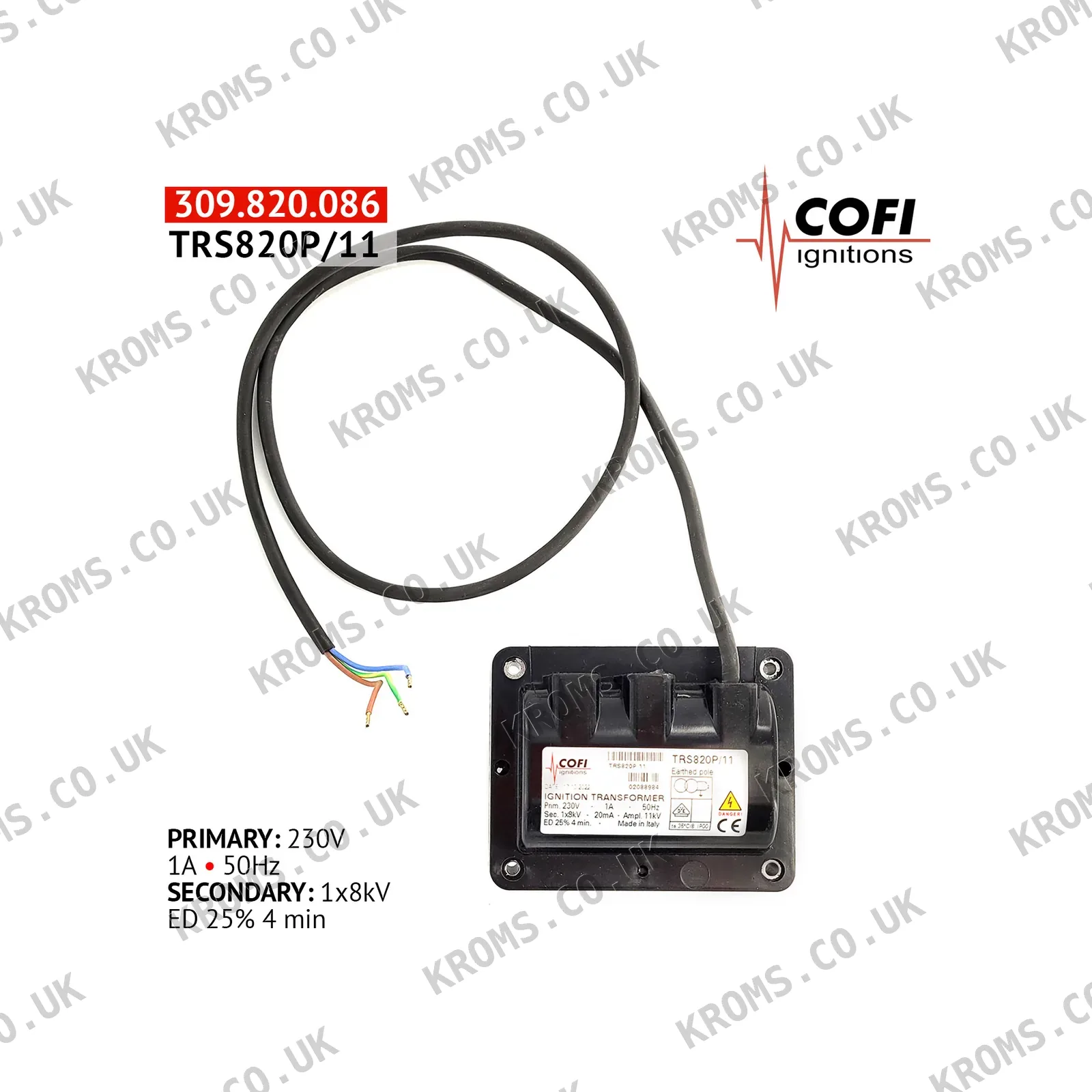 Cofi Ignition transformer TRS820P/11