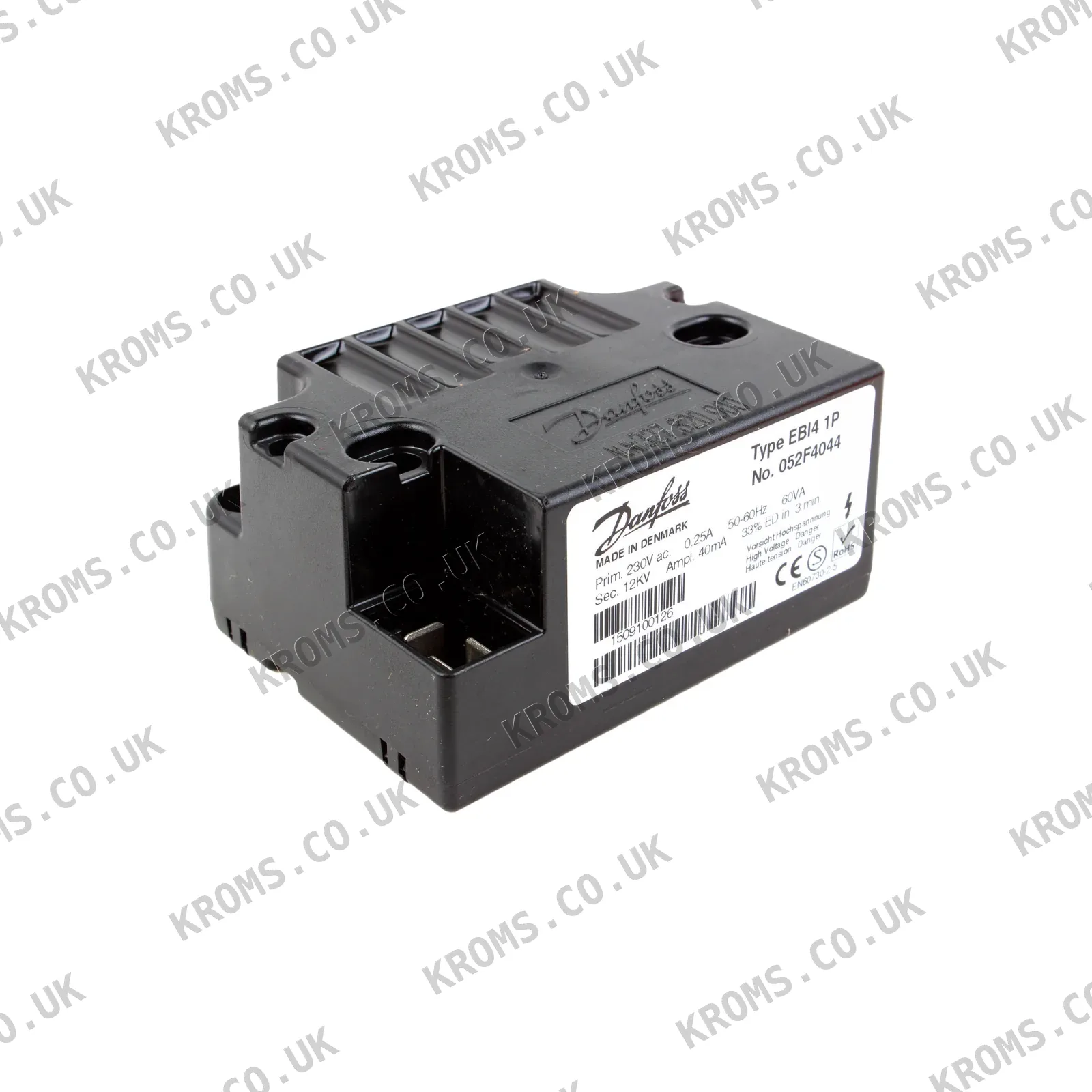 Danfoss Electronic high voltage ignition transformer 052F4044