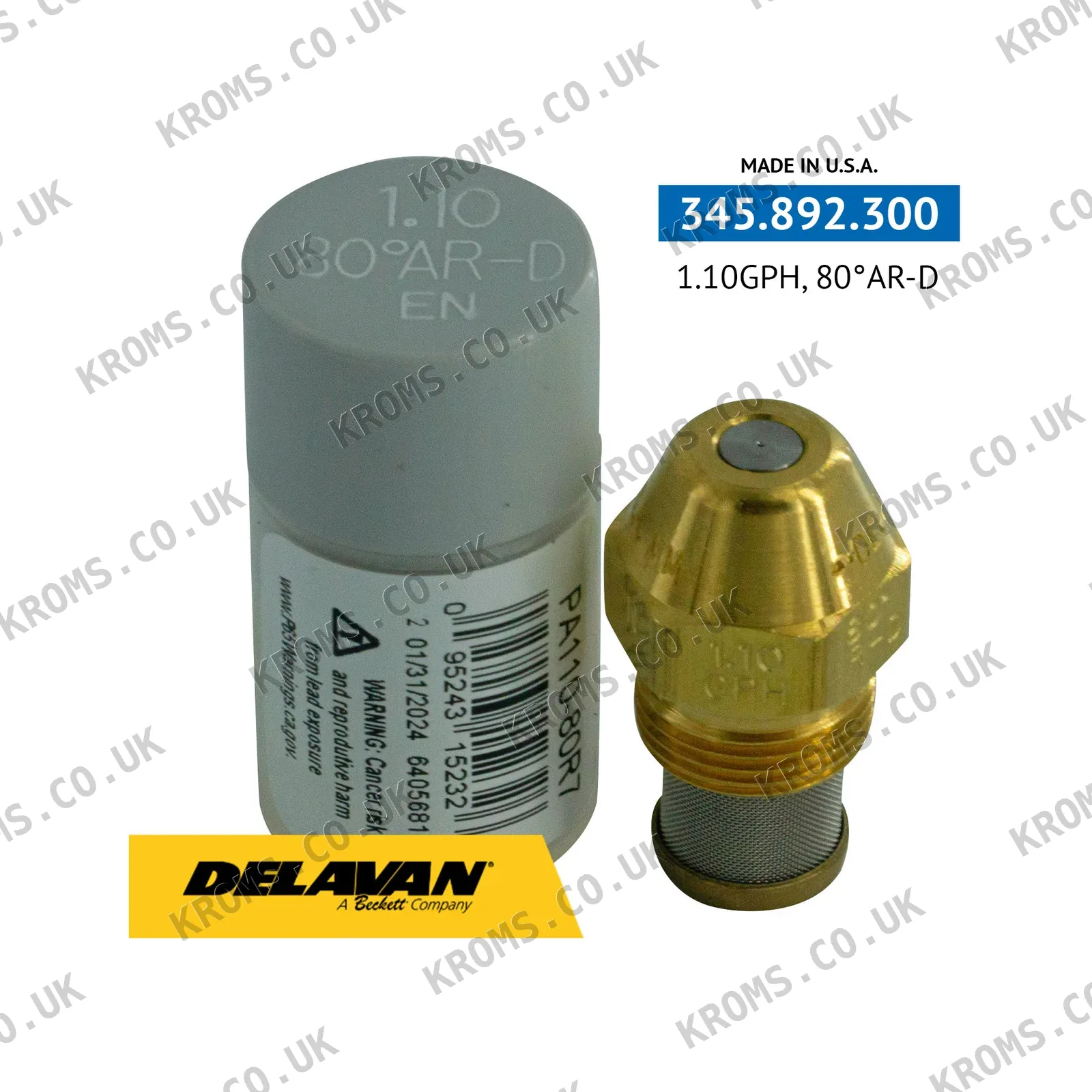 Delavan Oil nozzles PA110-80R7
