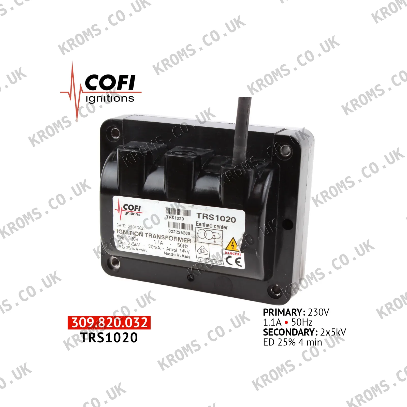 Cofi Ignition transformer TRS1020
