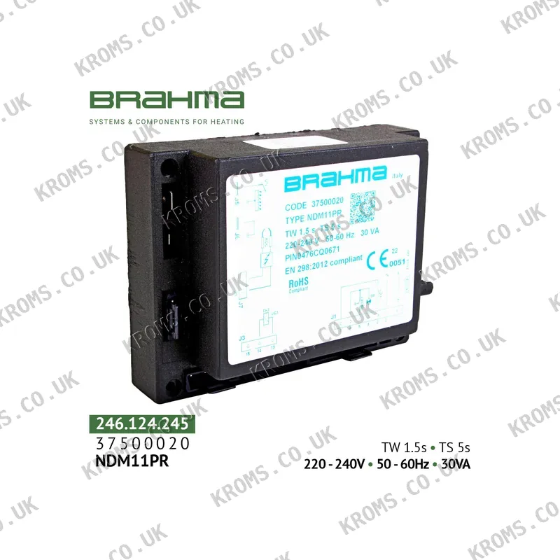 Brahma Burner control unit NDM11PR 37500020