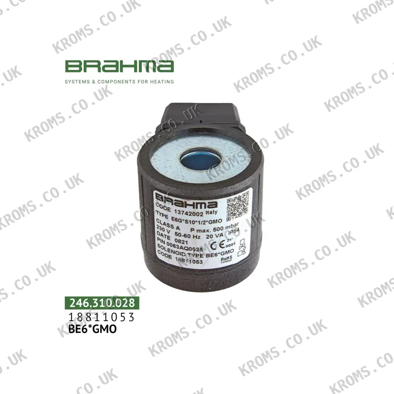 Brahma Solenoid coil BE6*GMO 18811053