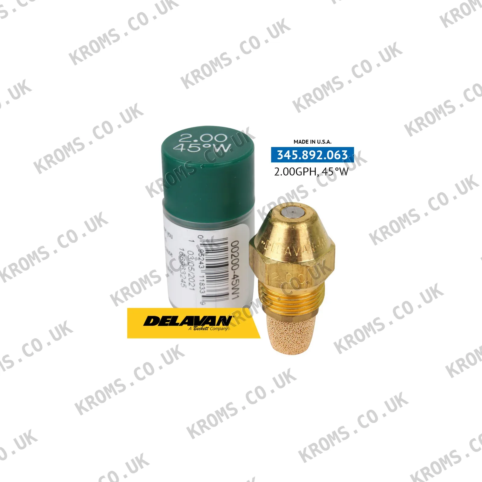 Delavan Oil burner nozzle 00200-45W1