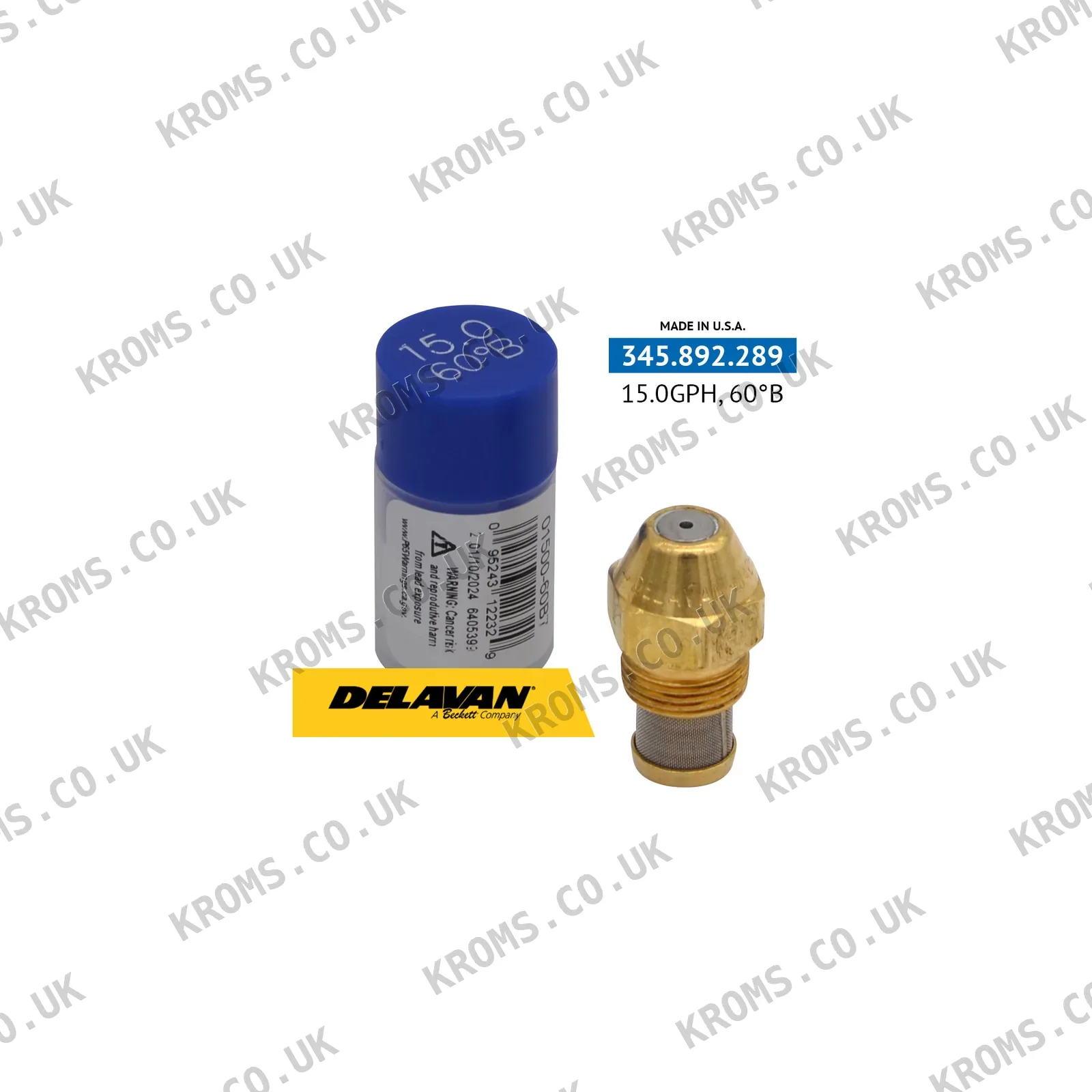 Delavan Oil burner nozzles 01500-60B7