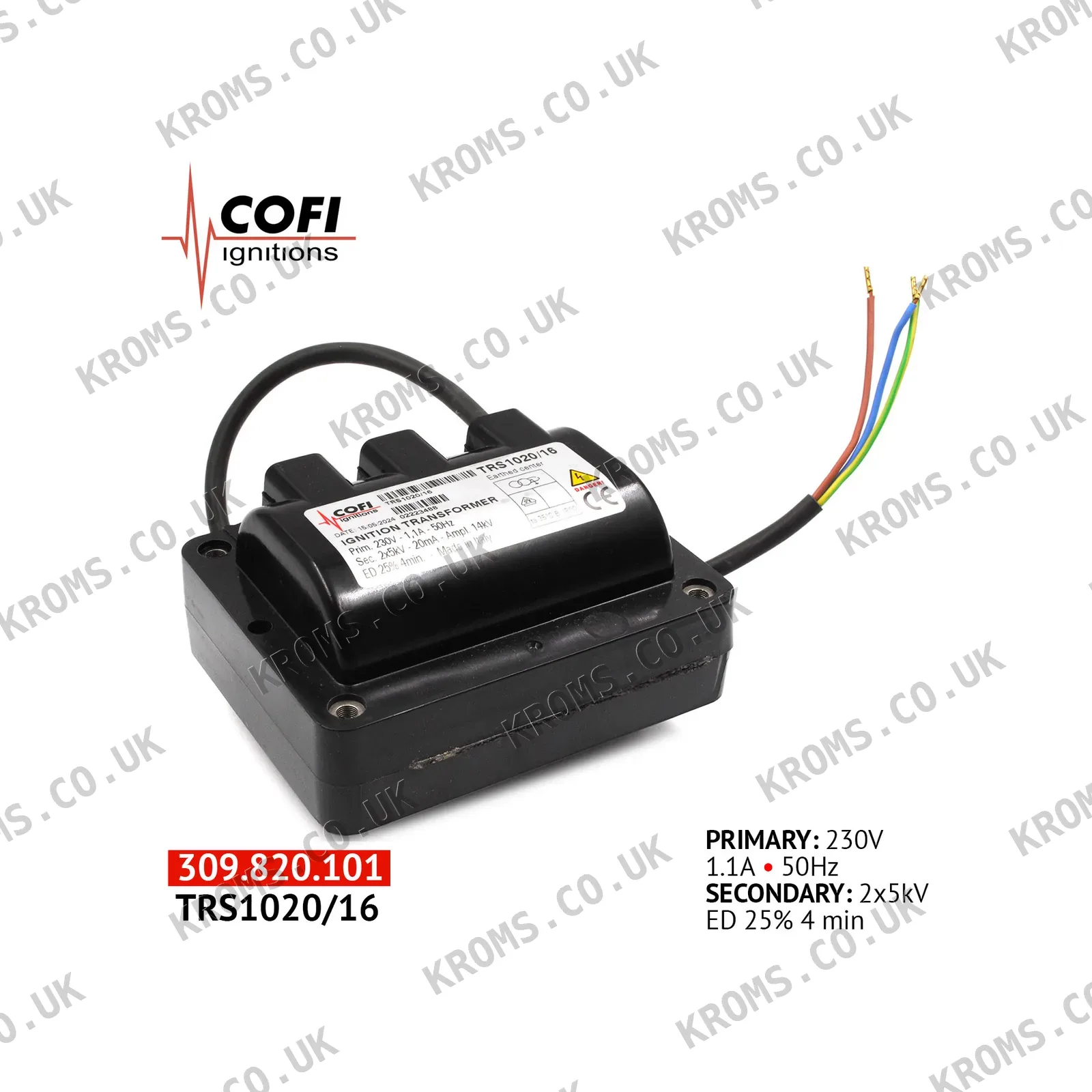 Cofi Ignition transformer TRS1020/16