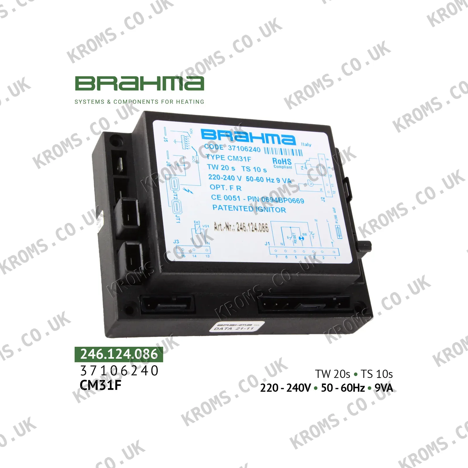 Brahma Control box CM31F 37106240