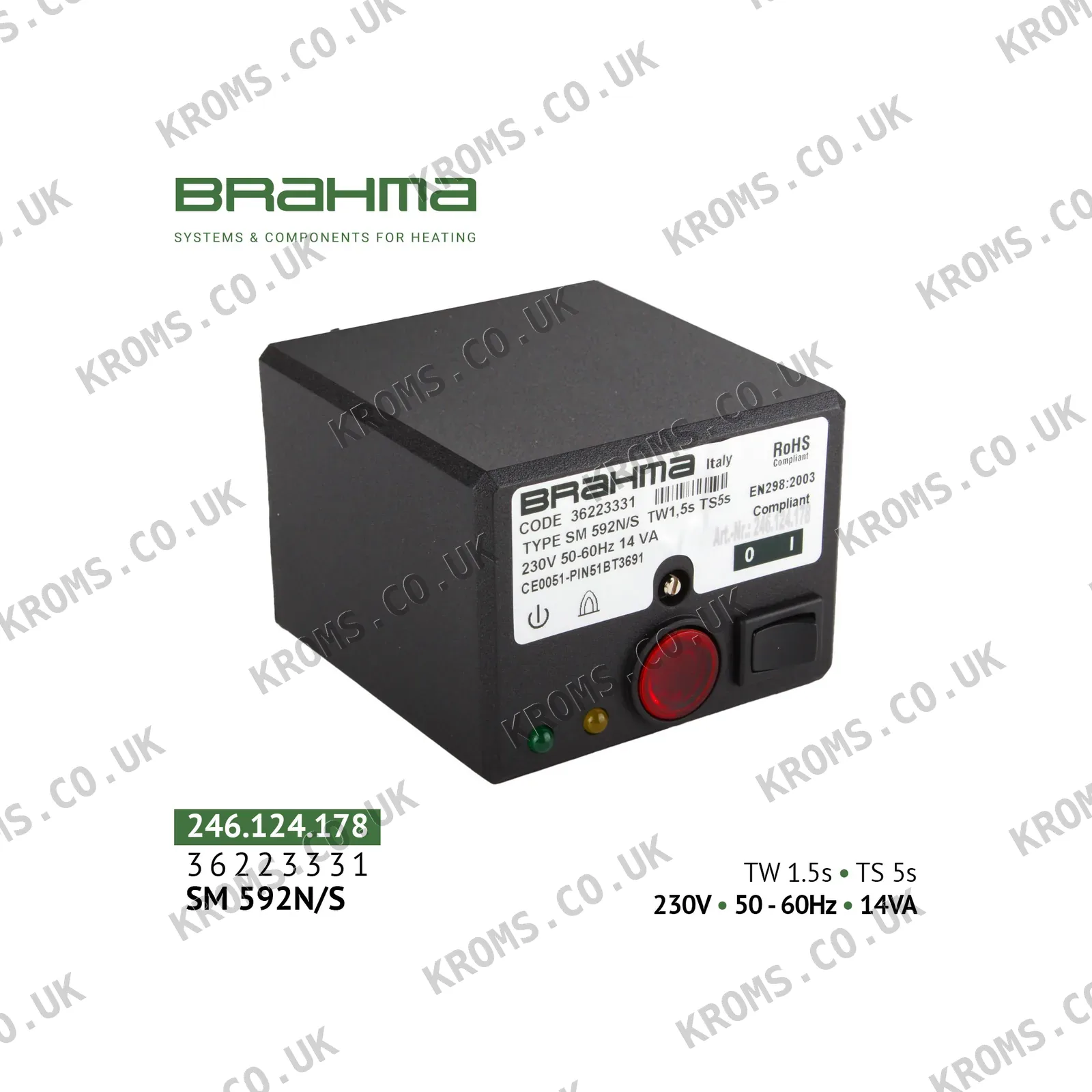 Brahma Control box SM592N/S 36223331
