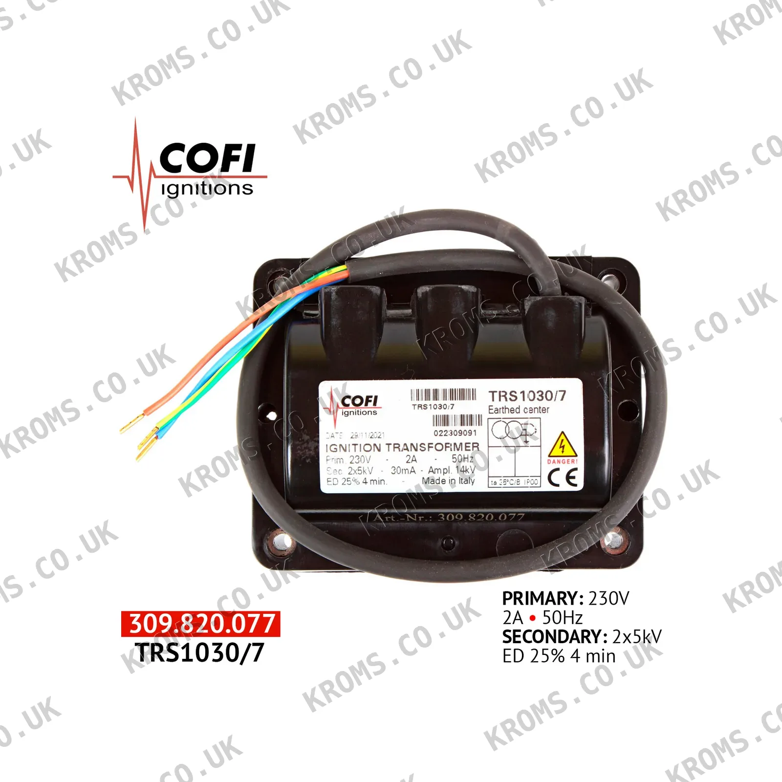 Cofi Ignition transformer TRS1030/7