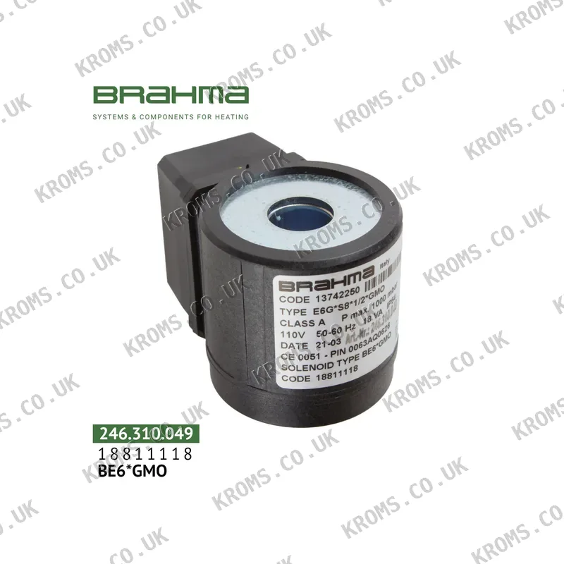 Brahma Solenoid coil BE6*GMO 18811118