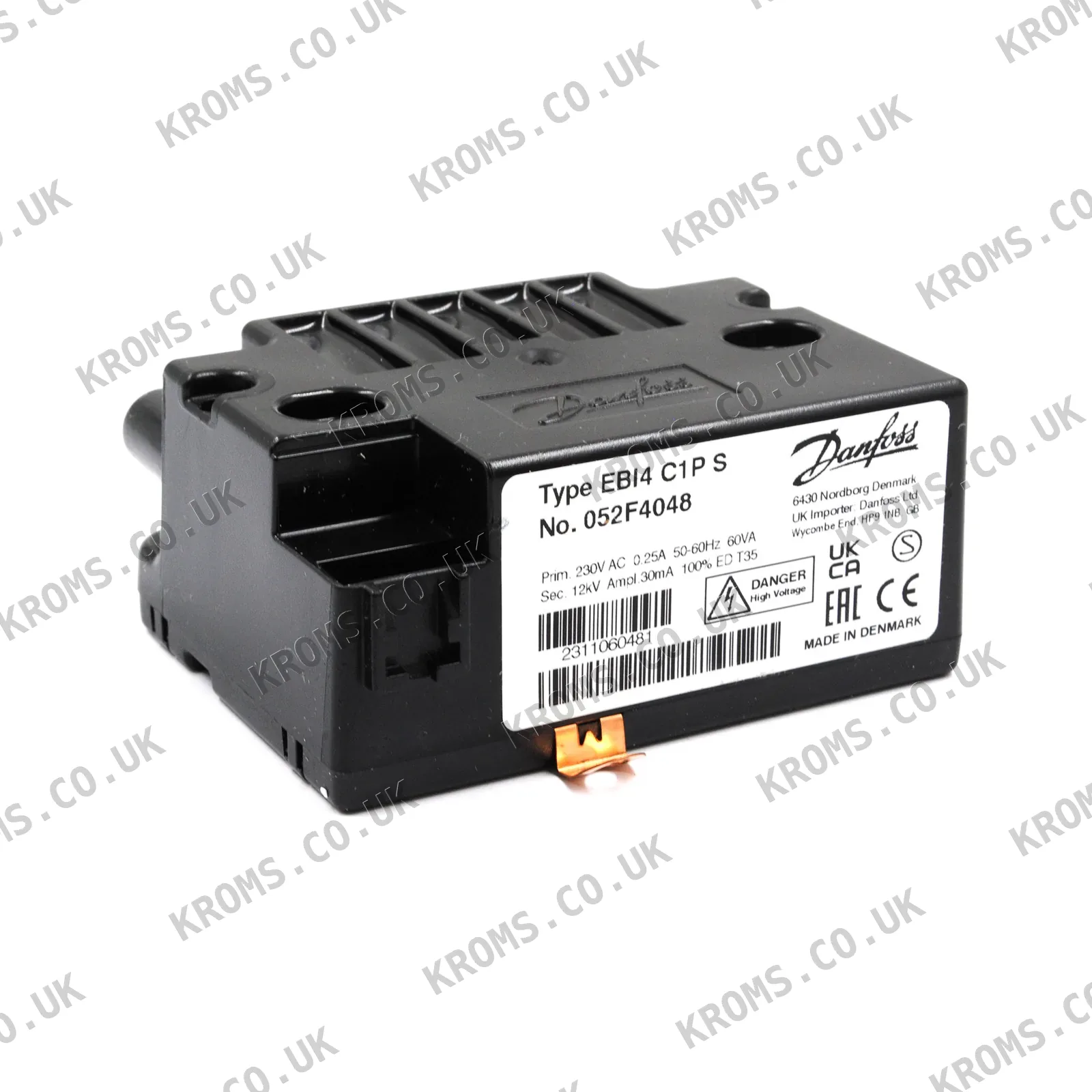 Danfoss Ignition transformer EBI4C1PS 052F4048
