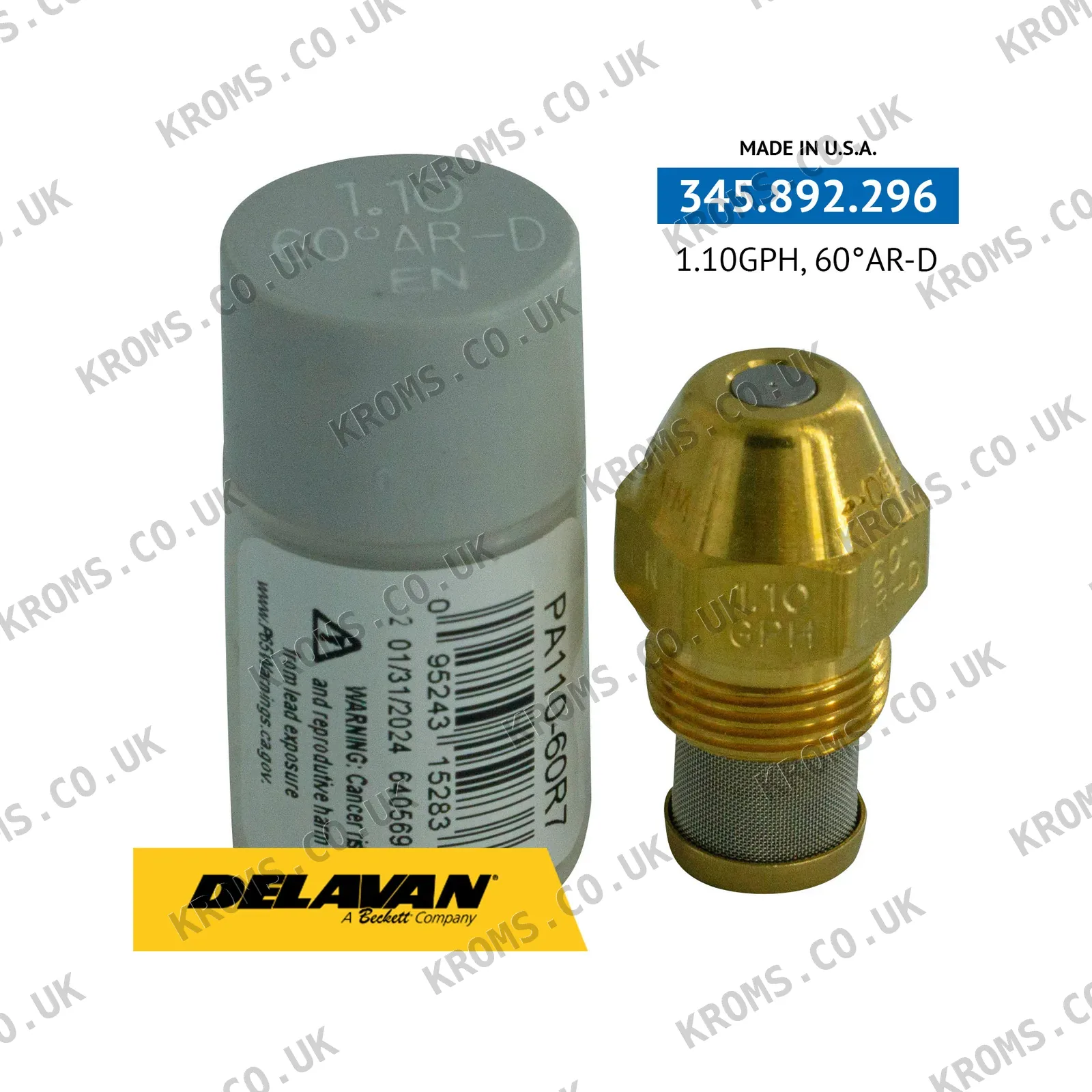 Delavan Oil nozzles PA110-60R7