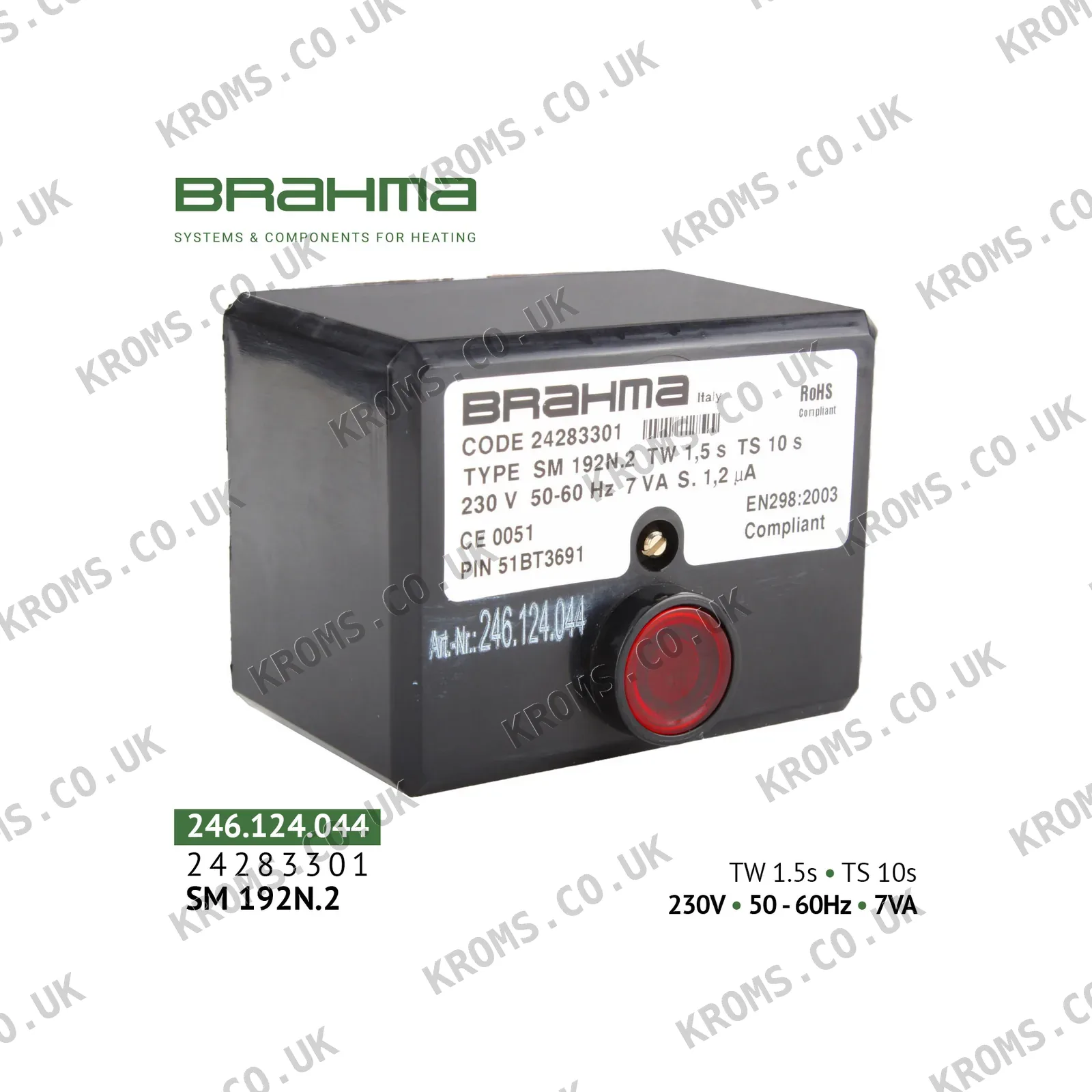 Brahma Control box SM192N.2 24283301