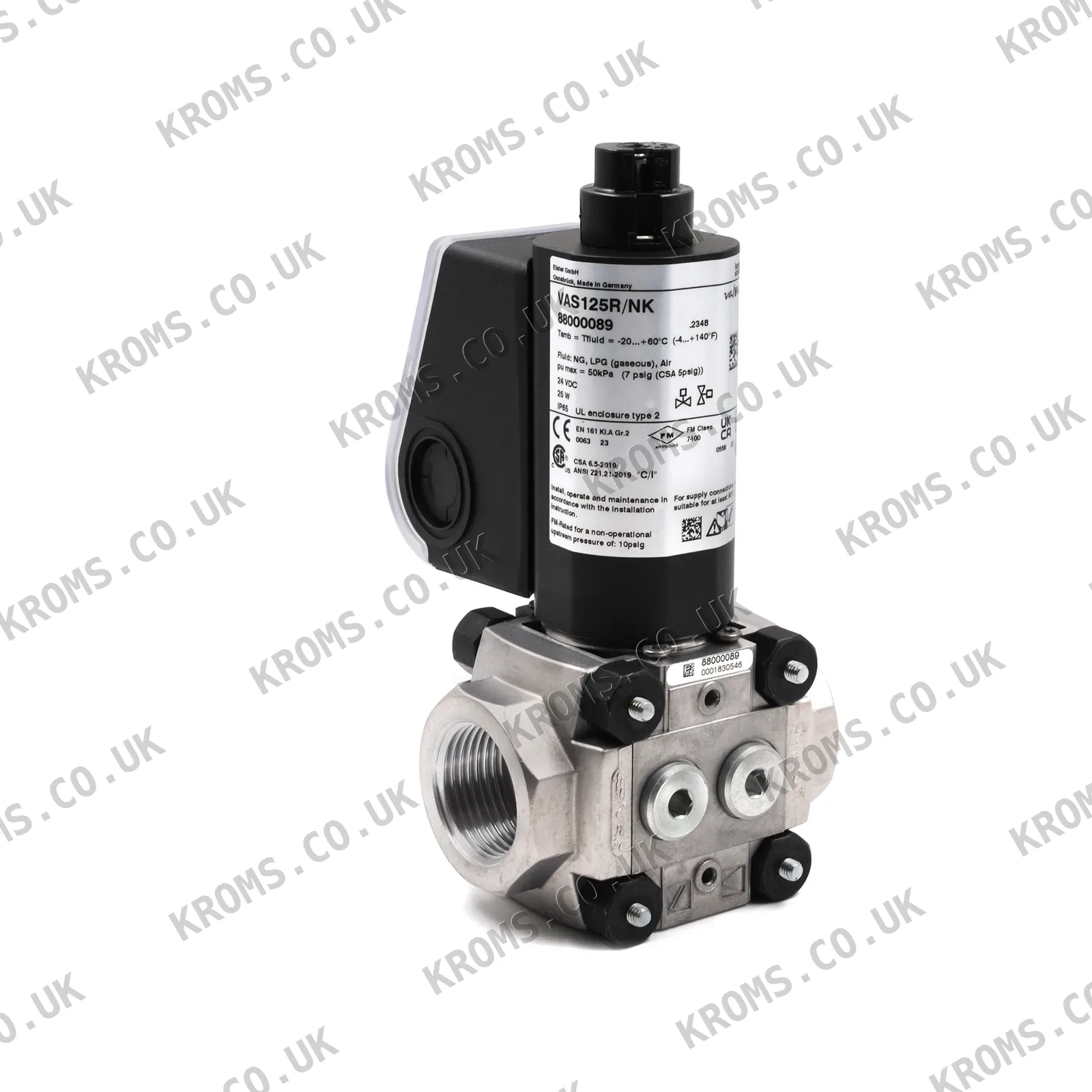 Kromschroder Gas valve VAS125R/NK 88000089