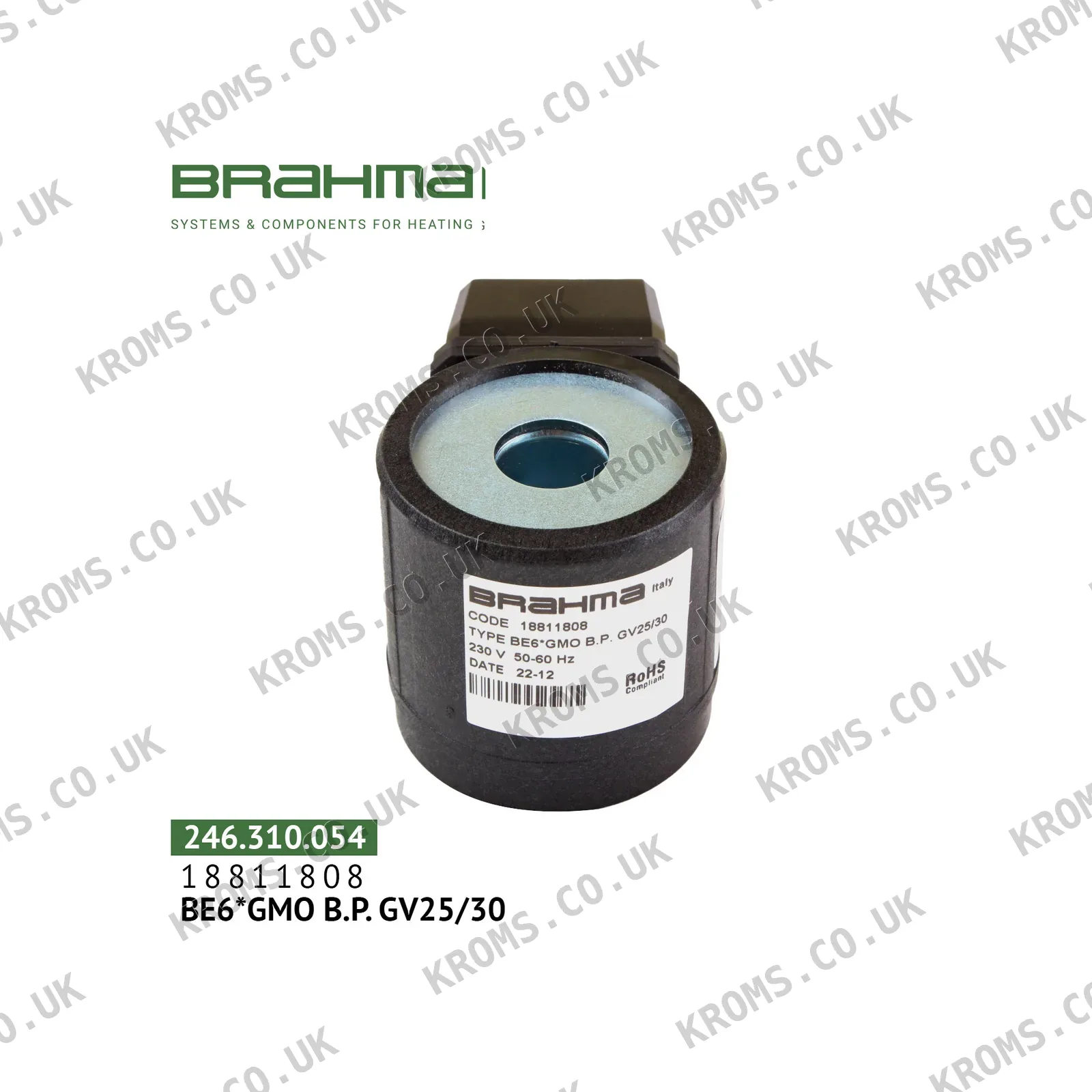 Brahma Valve coil BE6*GMO 18811808