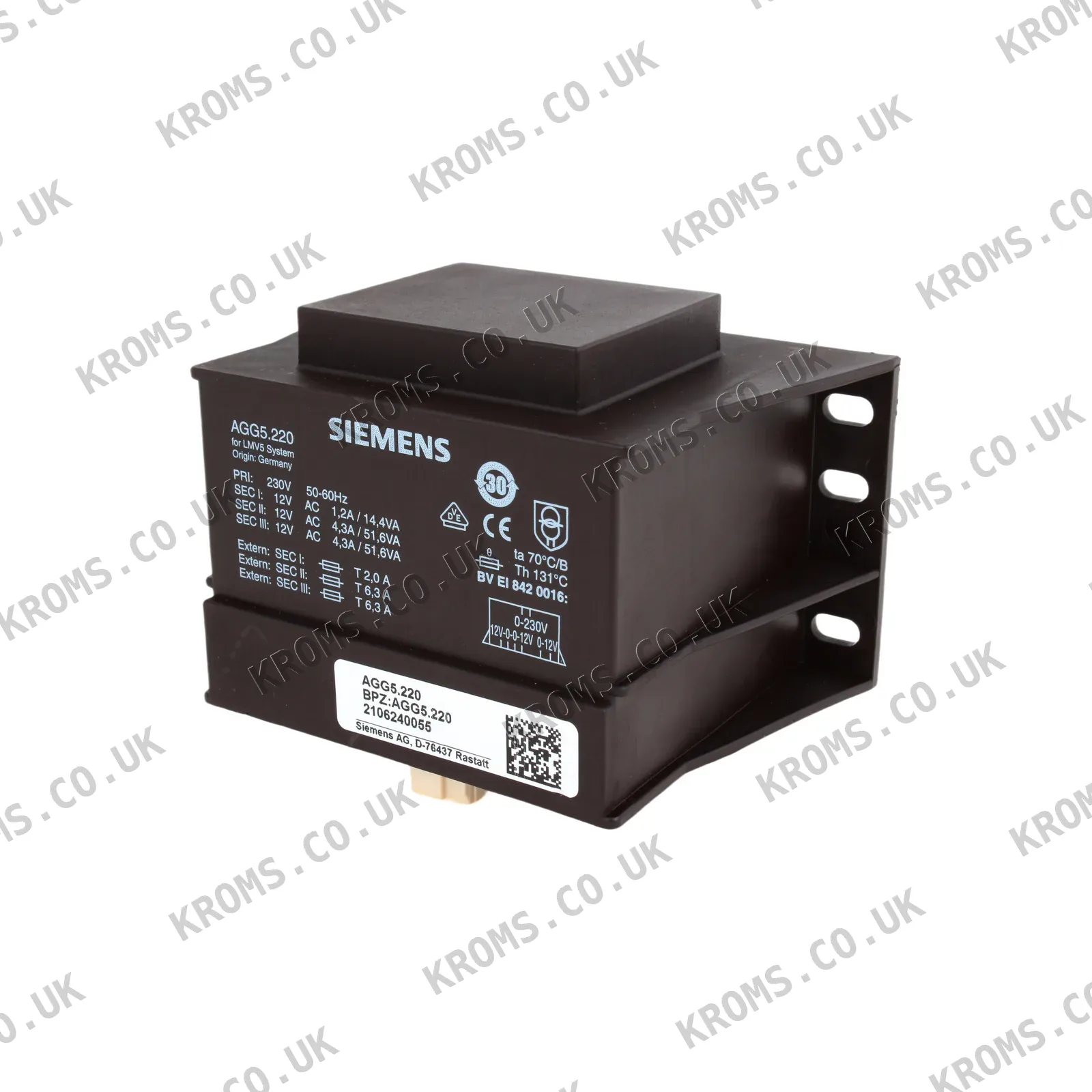 Siemens Ignition transformer AGG5.220
