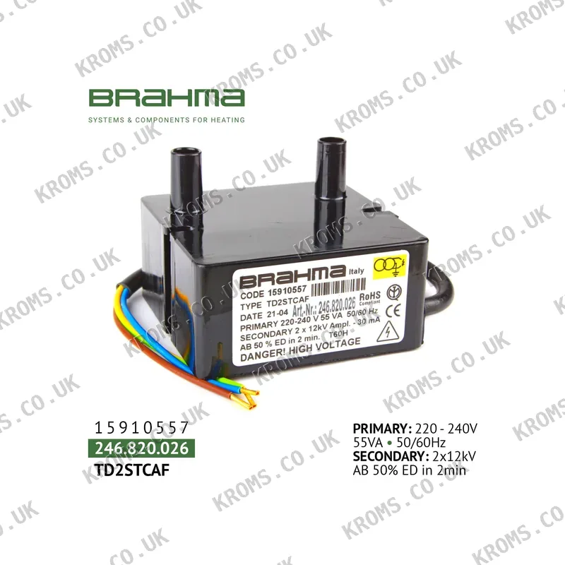 Brahma Ignition transformer 15910557